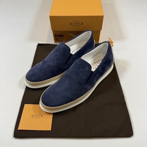 Tod’s NUOVA PANTOFOLA GOMMA RAFIA TV Loafer Size 8UK/9.5US New In Box MSRP $825